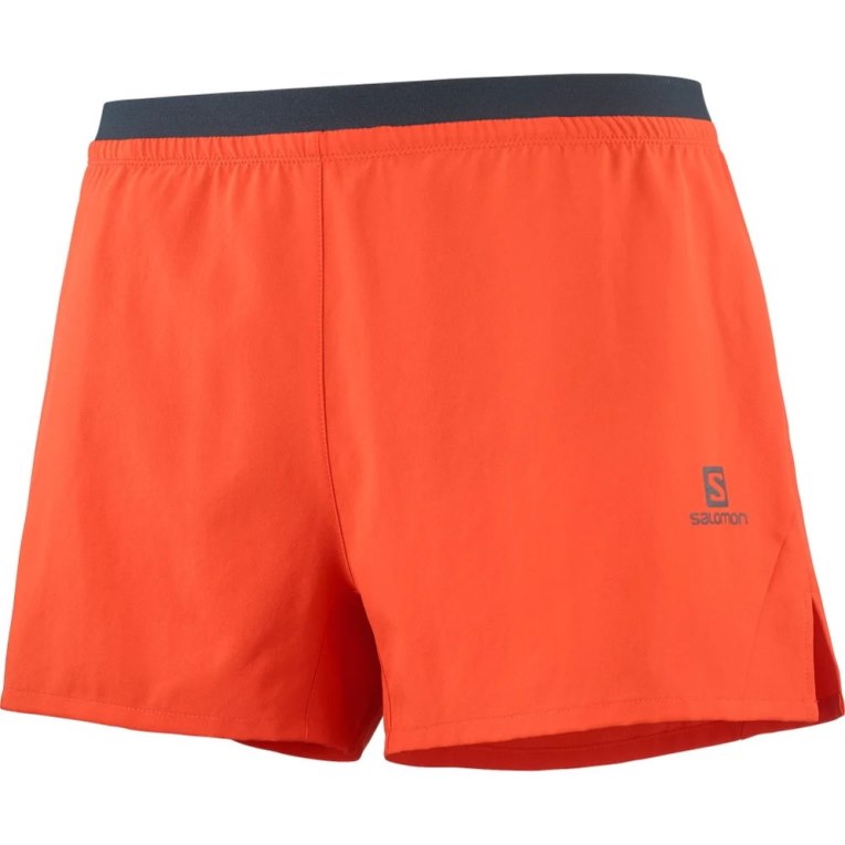 Calções Salomon Cross 3'' Masculino Vermelhas | PT F70692